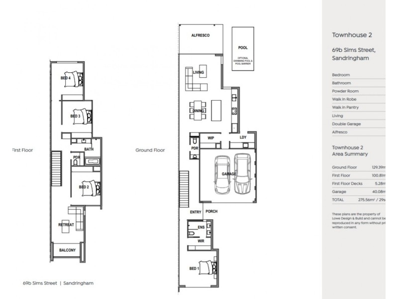 69b Sims Street, Sandringham VIC 3191 Floorplan
