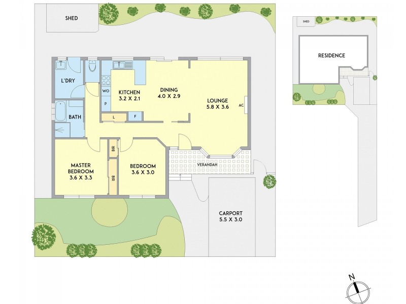2/1 Wallace Crescent, Beaumaris VIC 3193 Floorplan