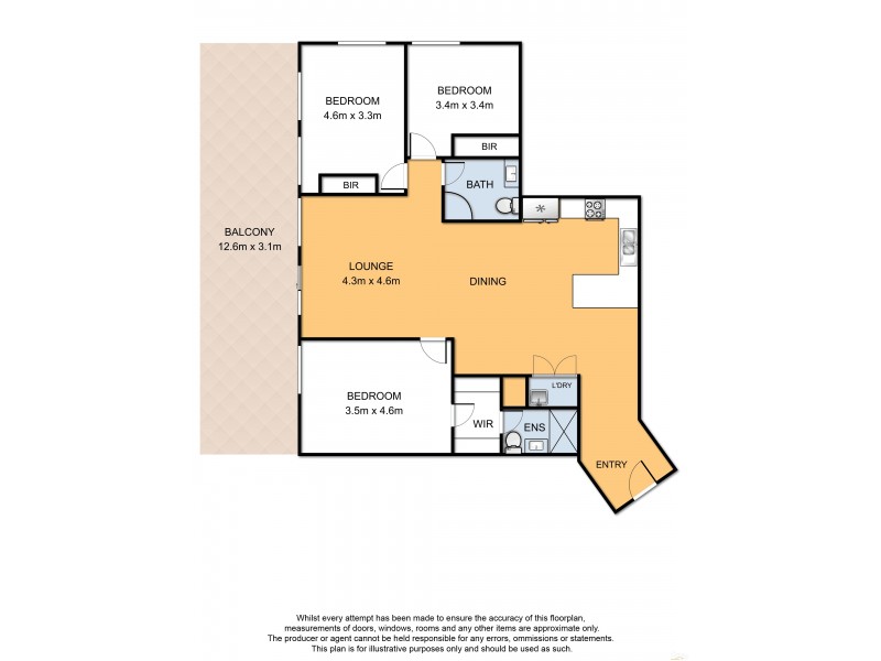 4/32 Pine Hill Drive, Frankston VIC 3199 Floorplan
