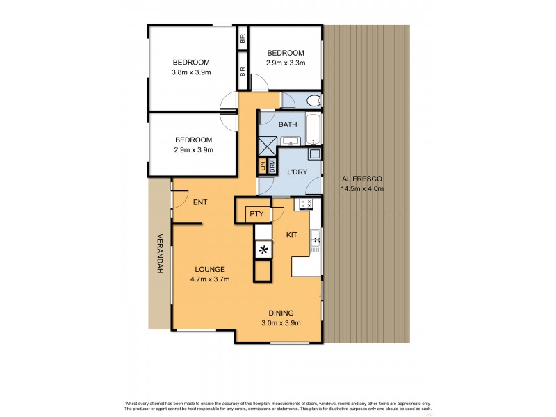 94 Grimwade Crescent, Frankston VIC 3199 Floorplan