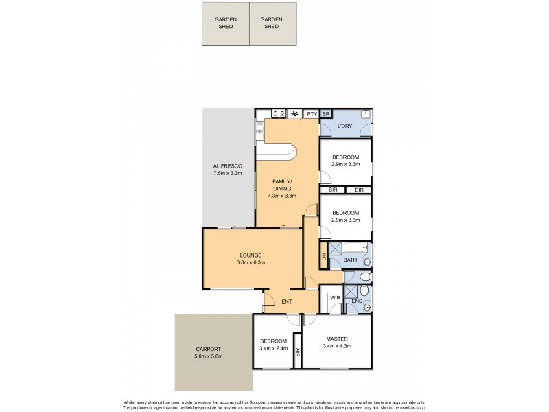 17 Lucas Crescent, Seaford VIC 3198 Floorplan