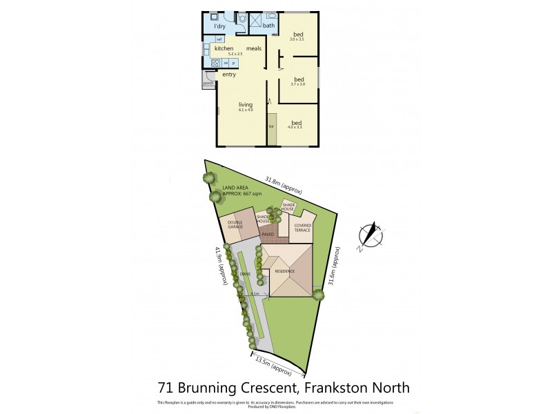 71 Brunning Crescent, Frankston North VIC 3200 Floorplan