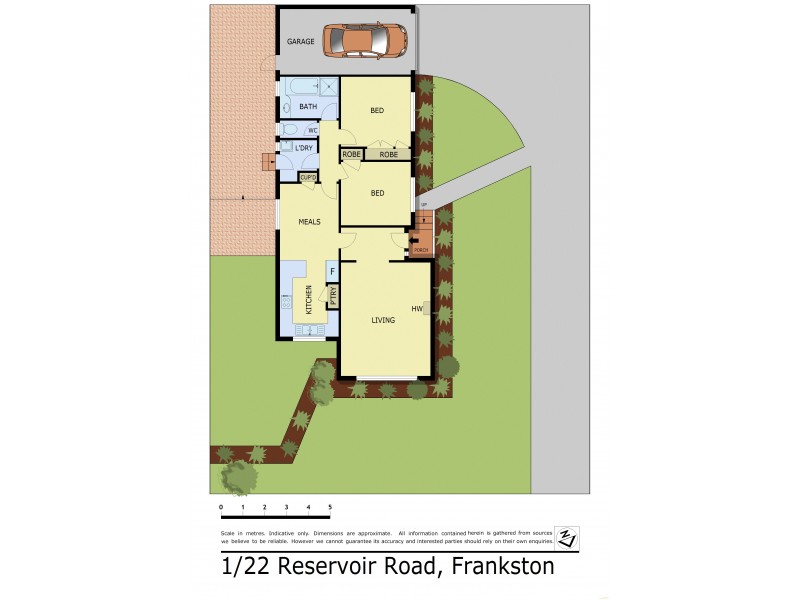 1/22 Reservoir Road, Frankston VIC 3199 Floorplan