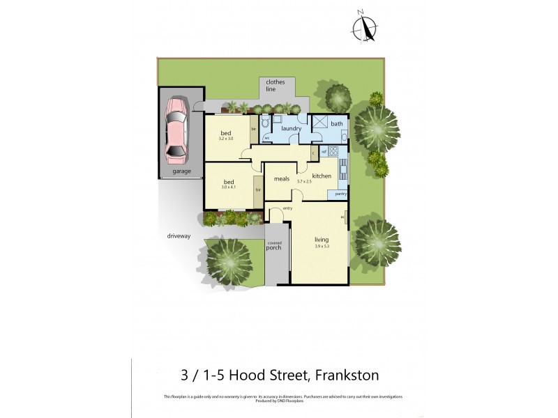 3/1-5 Hood Street, Frankston VIC 3199 Floorplan