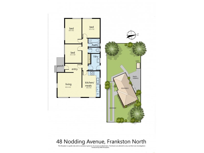 48 Nodding Avenue, Frankston North VIC 3200 Floorplan