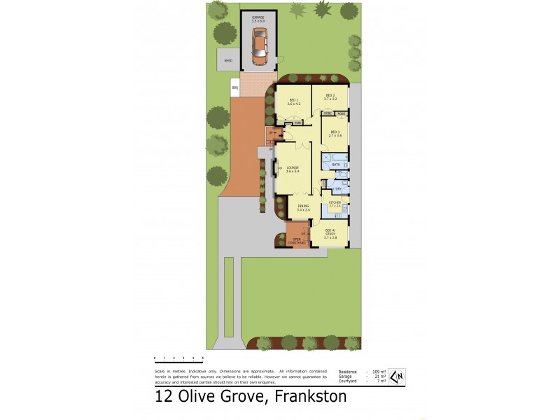 12 Olive Grove, Frankston VIC 3199 Floorplan