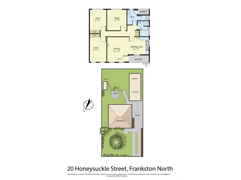 20 Honeysuckle Street, Frankston North VIC 3200 Floorplan