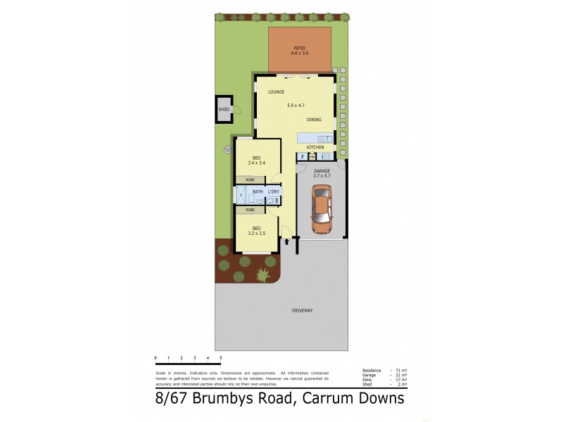8/67 Brumbys Road, Carrum Downs VIC 3201 Floorplan