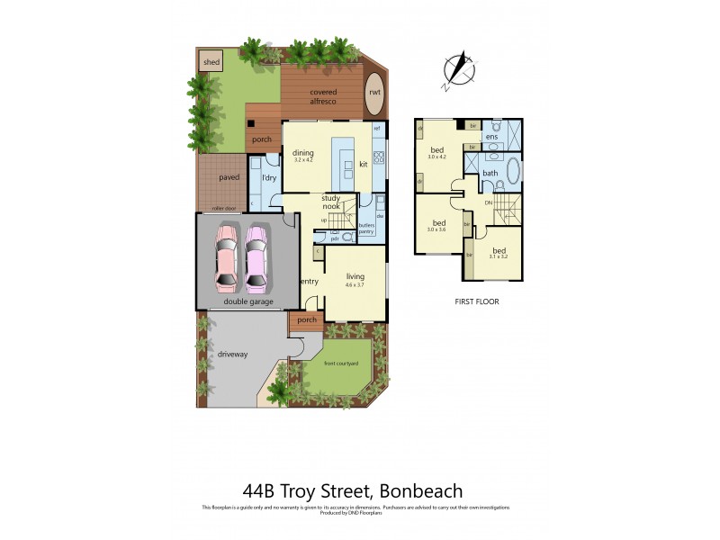 44B Troy Street, Bonbeach VIC 3196 Floorplan