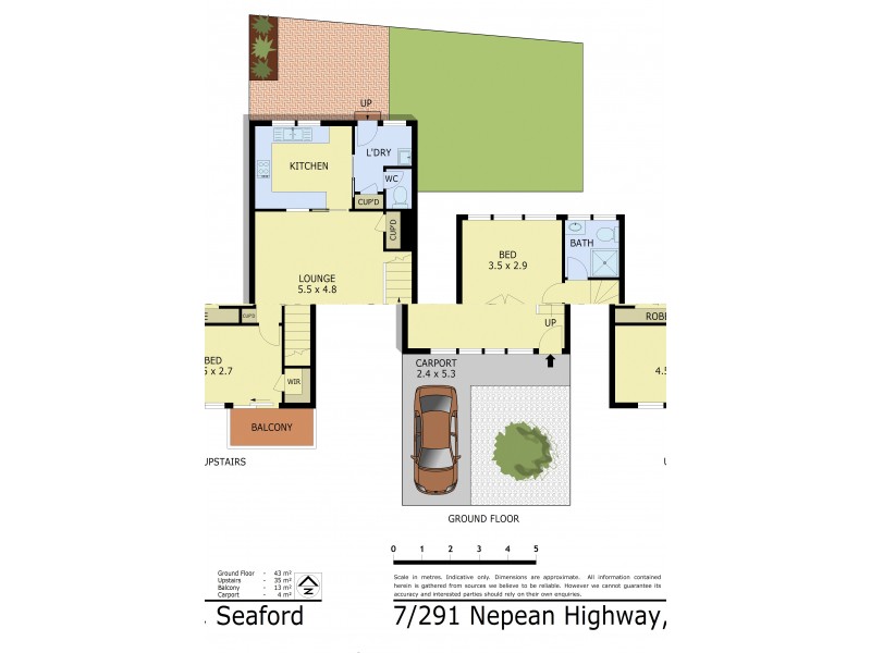 7/291 Nepean Highway, Seaford VIC 3198 Floorplan