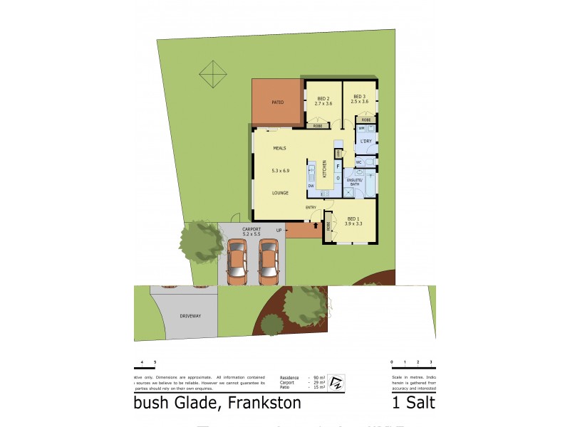 1 Saltbush Glade, Frankston VIC 3199 Floorplan
