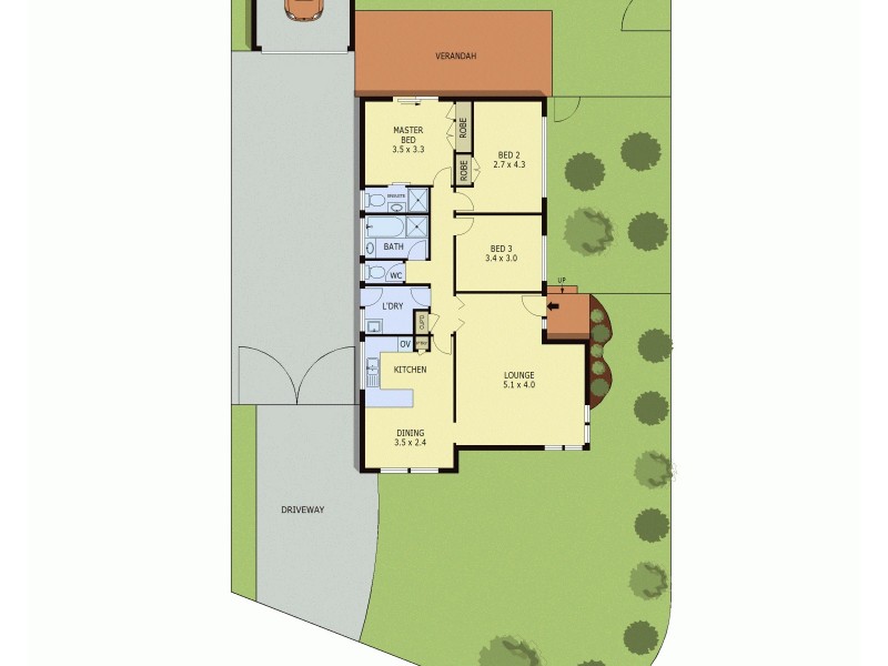 1 Upminster Court, Frankston VIC 3199 Floorplan