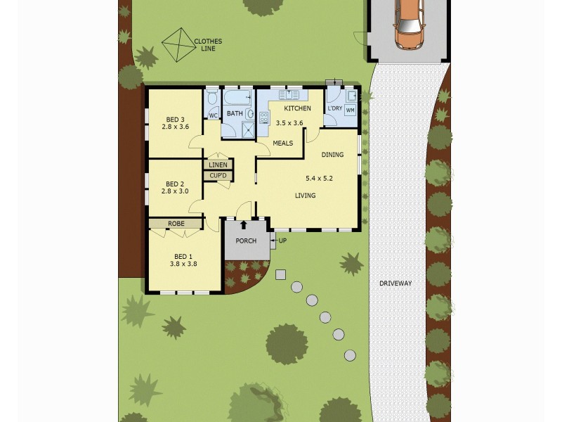 2 Barite Place, Frankston VIC 3199 Floorplan