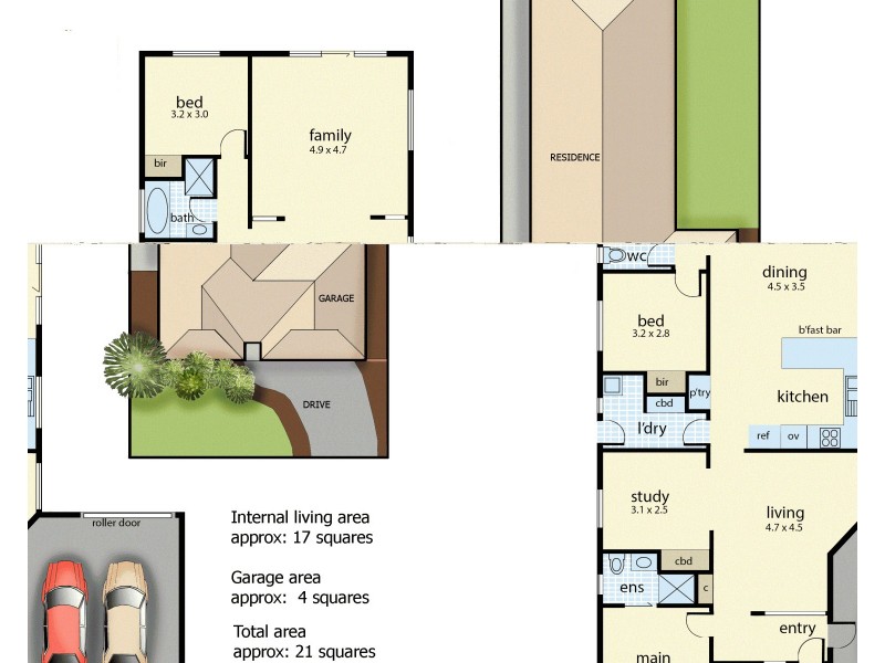 21 Clifton Park Drive, Carrum Downs VIC 3201 Floorplan
