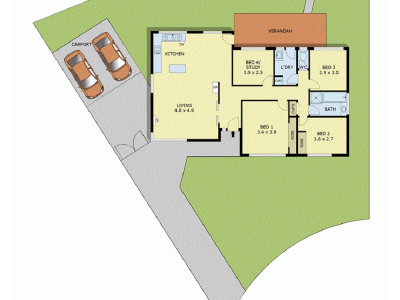 3 Minno Crt, Frankston VIC 3199 Floorplan