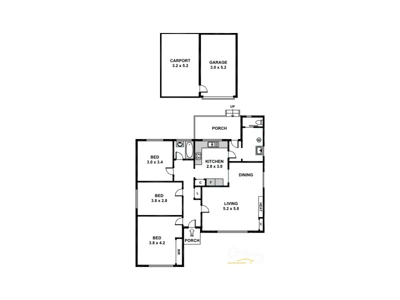 6 Bowman Street, Noble Park VIC 3174 Floorplan