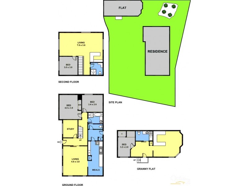 4 Rickson Court, Springvale South VIC 3172 Floorplan