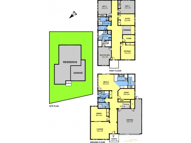 13 Ruby Place, Springvale VIC 3171 Floorplan