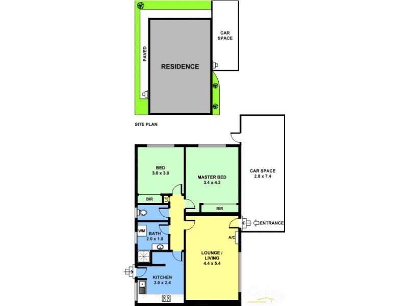 2/17 Jenkins Street, Noble Park VIC 3174 Floorplan