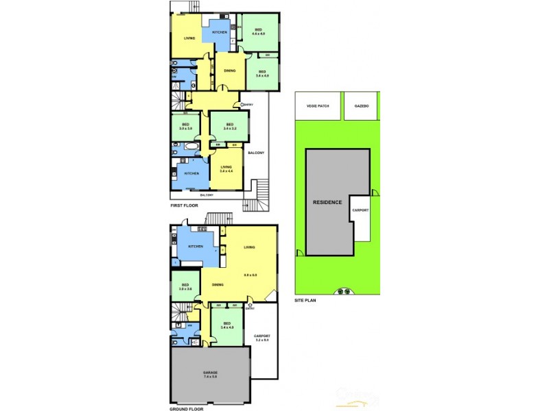 14 Gordon Street, Noble Park VIC 3174 Floorplan