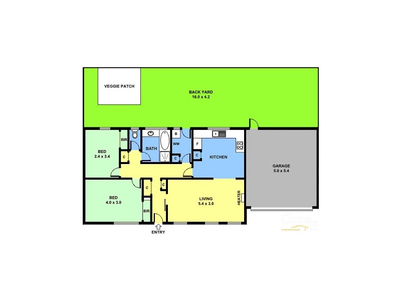 3/17-23 Gunther Ave, Springvale VIC 3171 Floorplan