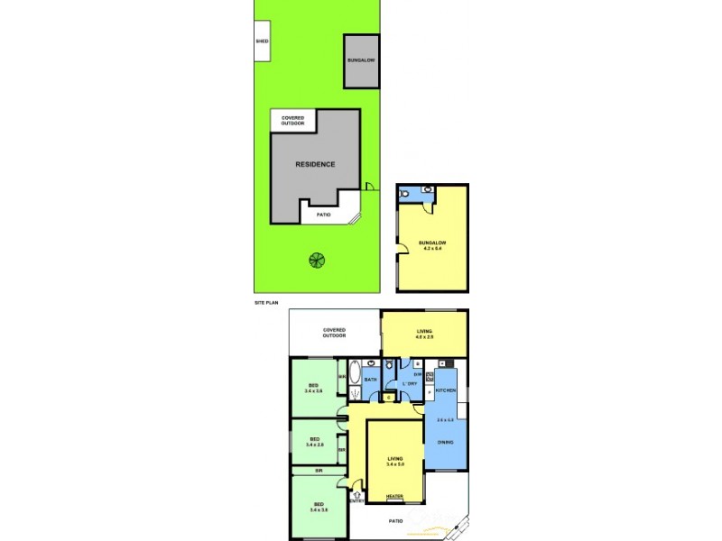 3 Vernon Court, Noble Park VIC 3174 Floorplan