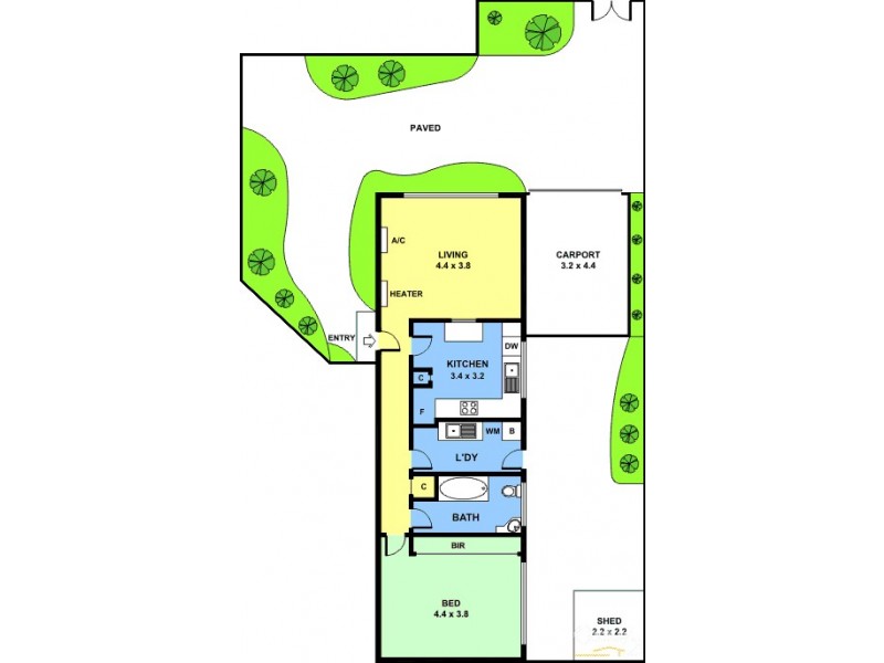 1/19 Olympic Ave, Springvale South VIC 3172 Floorplan