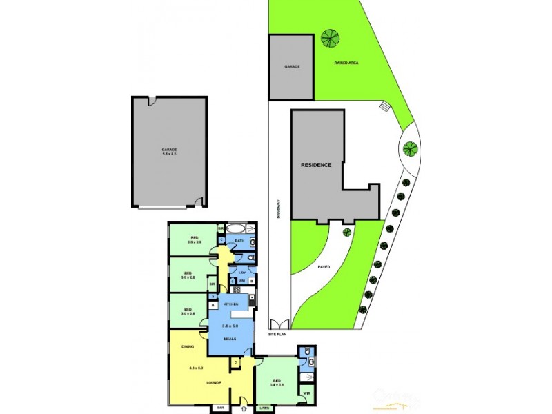 4 Albany Court, Noble Park North VIC 3174 Floorplan