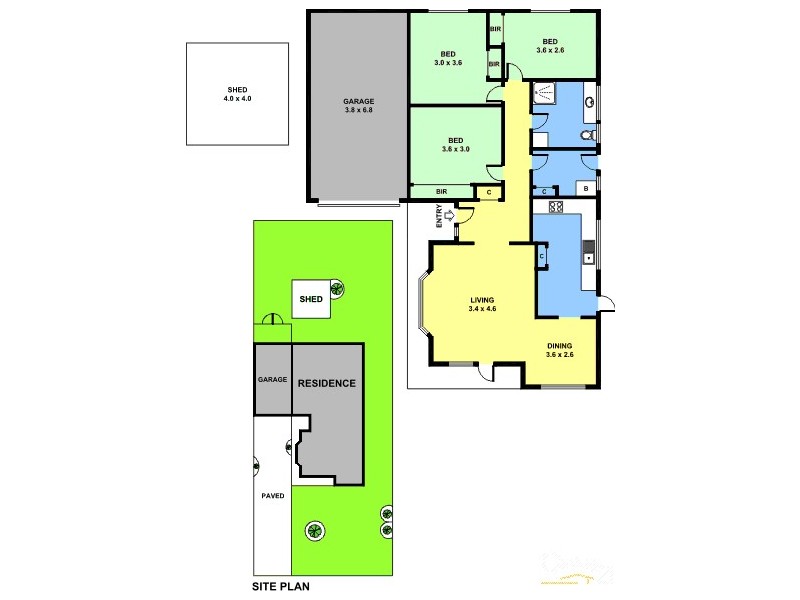 1 Narrabeen Court, Noble Park VIC 3174 Floorplan