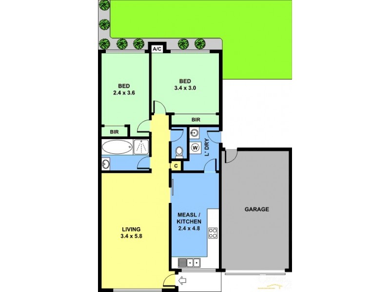 25/196 Corrigan Road, Noble Park VIC 3174 Floorplan