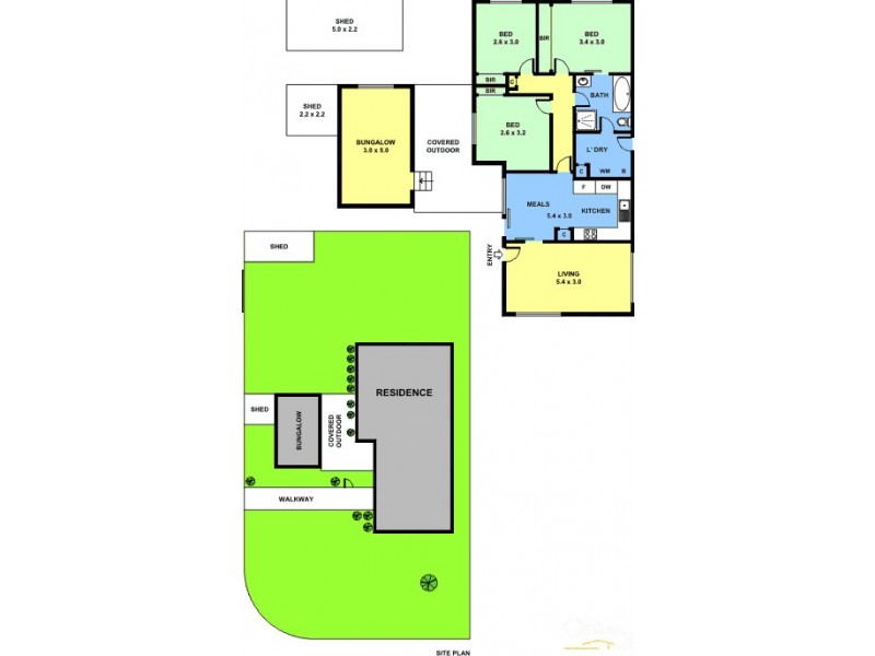 2 Sunnyvale Cres, Keysborough VIC 3173 Floorplan