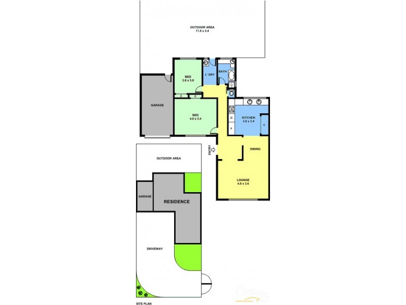 2/9 Harmony Court, Springvale South VIC 3172 Floorplan