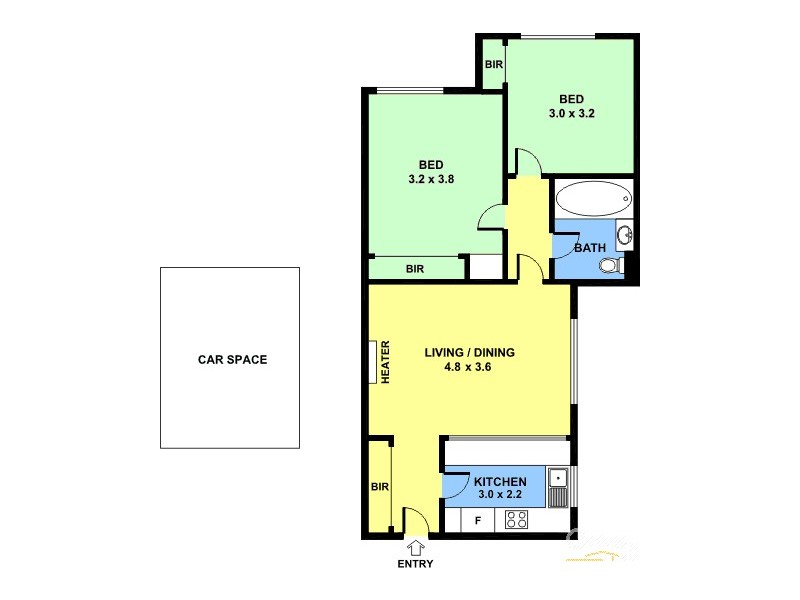4/28 Kelvinside Road, Noble Park VIC 3174 Floorplan