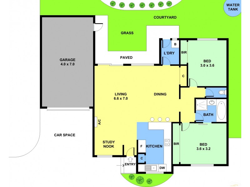 2/35 Alamein Street, Noble Park VIC 3174 Floorplan
