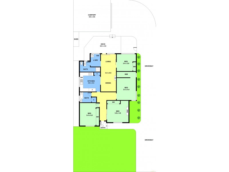 1/117 Buckley Street, Noble Park VIC 3174 Floorplan