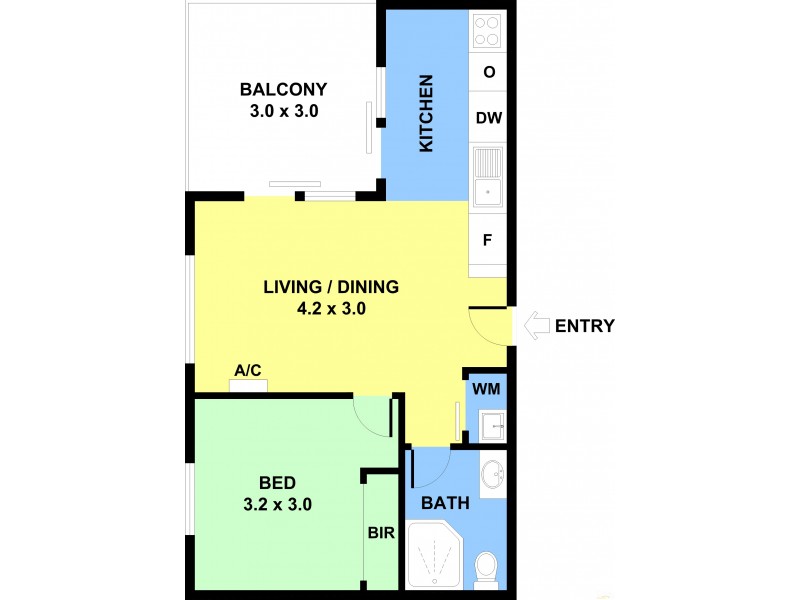 212/51-53 Buckley Street, Noble Park VIC 3174 Floorplan