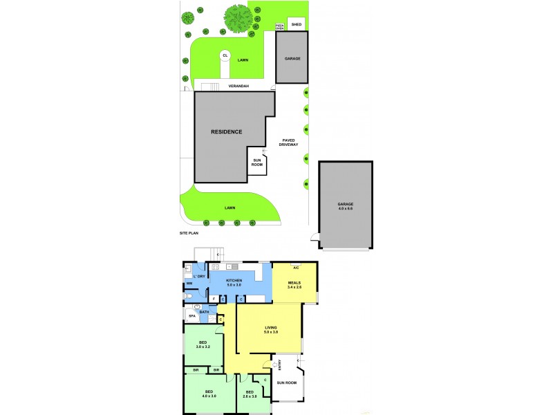 6 Wyuna Drive, Noble Park VIC 3174 Floorplan