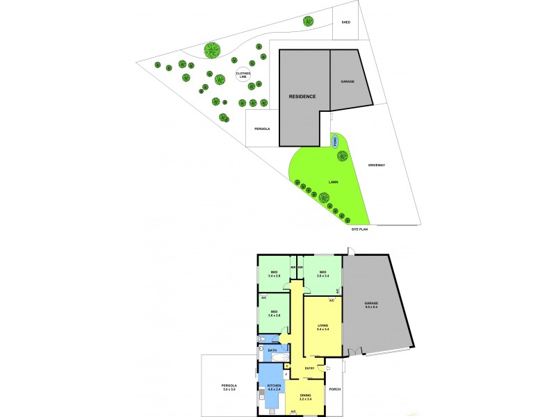 9 Lugarno Court, Keysborough VIC 3173 Floorplan