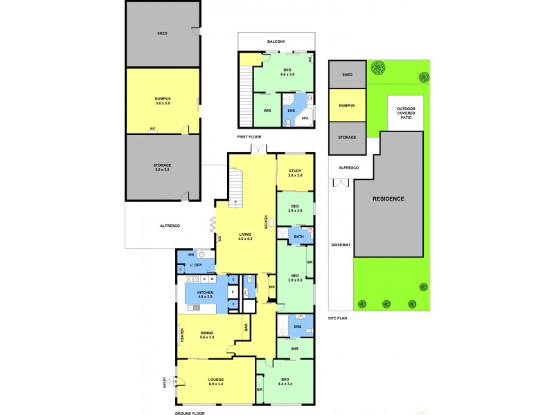 210 Railway Parade, Noble Park VIC 3174 Floorplan