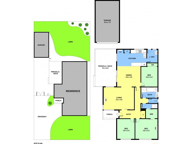 7 Shady Place, Noble Park VIC 3174 Floorplan