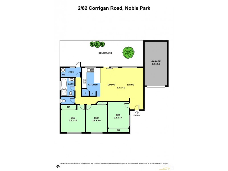 2/82 Corrigan Road, Noble Park VIC 3174 Floorplan