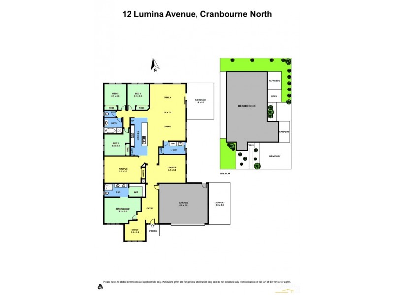 12 Lumina Ave, Cranbourne North VIC 3977 Floorplan