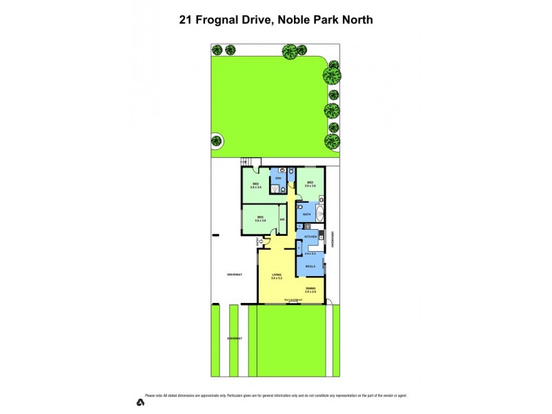 21 Frognal Drive, Noble Park North VIC 3174 Floorplan