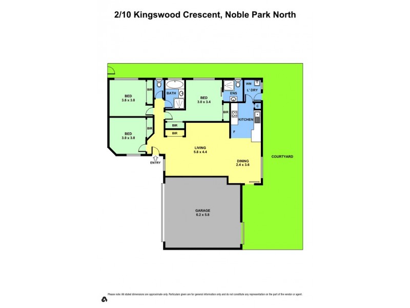 1-2 / 10 Kingswood Cres, Noble Park North VIC 3174 Floorplan