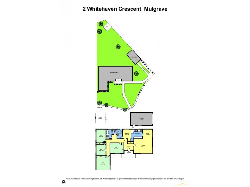 2 Whitehaven Crescent, Mulgrave VIC 3170 Floorplan