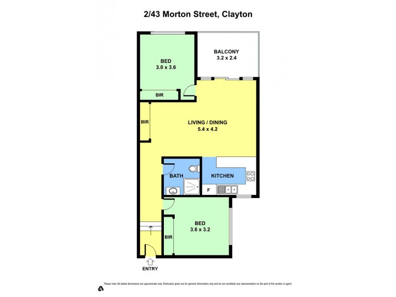 2/43 Morton Street, Clayton VIC 3168 Floorplan