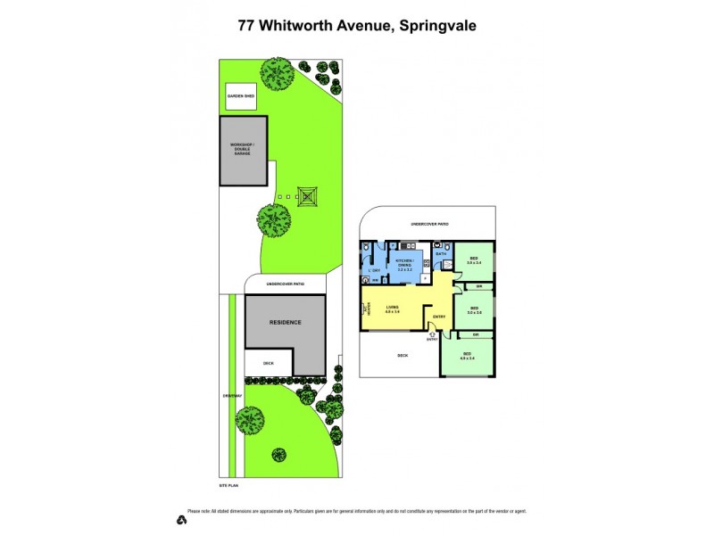 77 Whitworth Avenue, Springvale VIC 3171 Floorplan