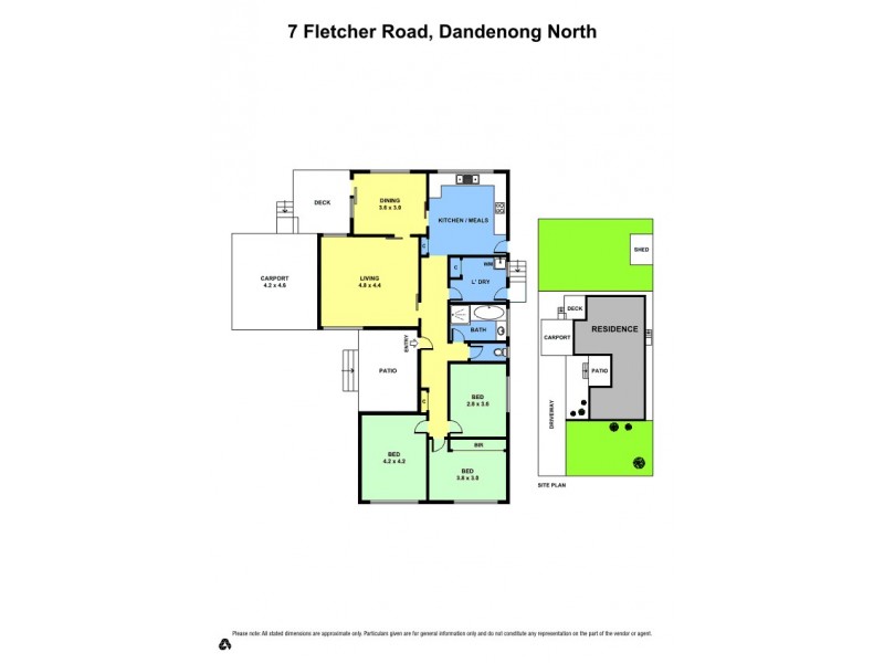 7 Fletcher Road, Dandenong North VIC 3175 Floorplan