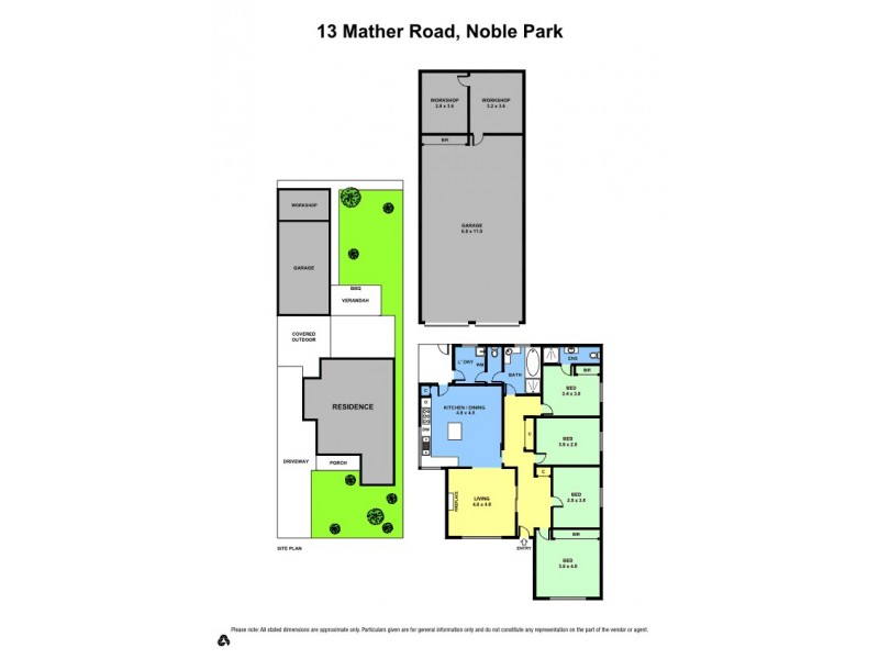 13 Mather Road, Noble Park VIC 3174 Floorplan
