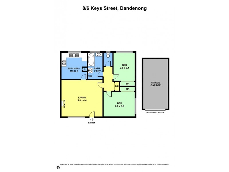 8/6 Keys Street, Dandenong VIC 3175 Floorplan